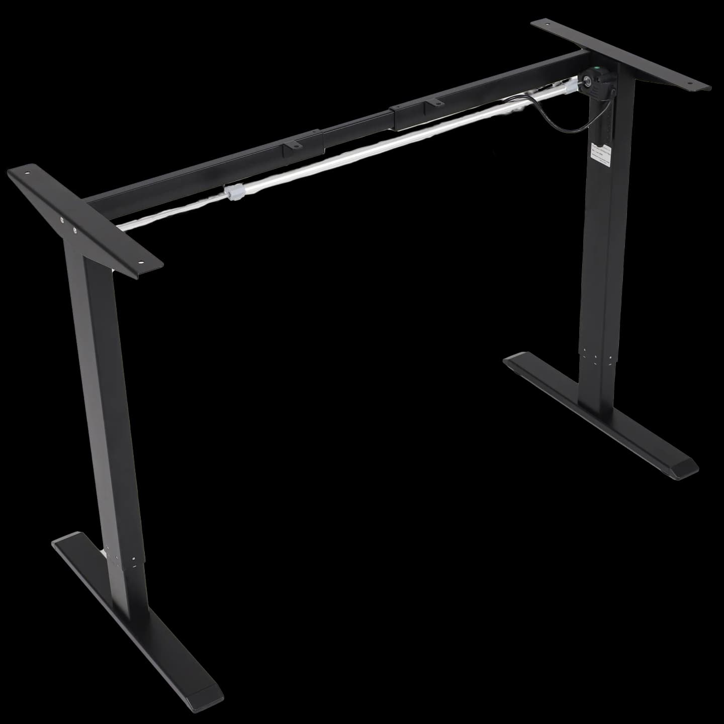 Single-motor adjustable desk