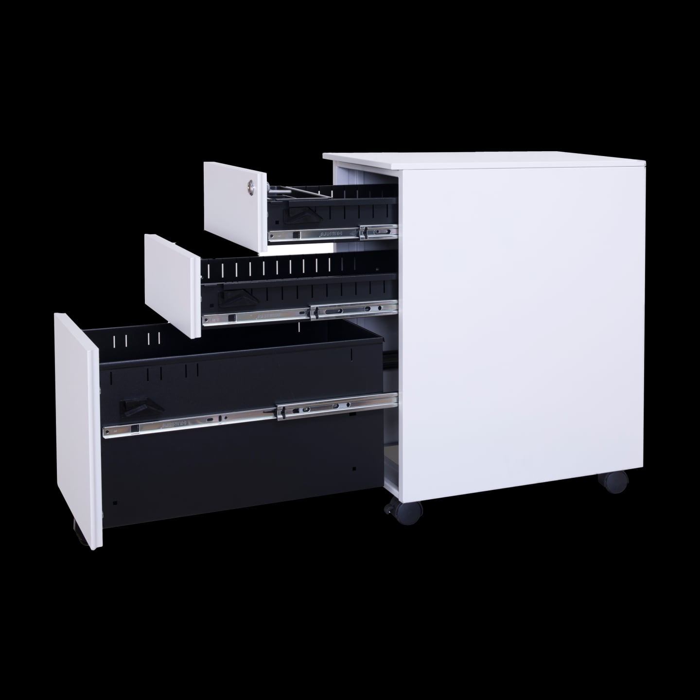 ארגז 3 מגירות מתכת