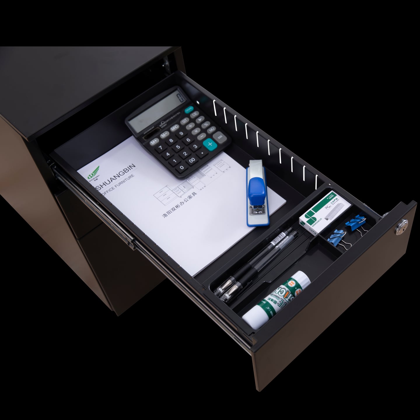 ארגז 3 מגירות מתכת